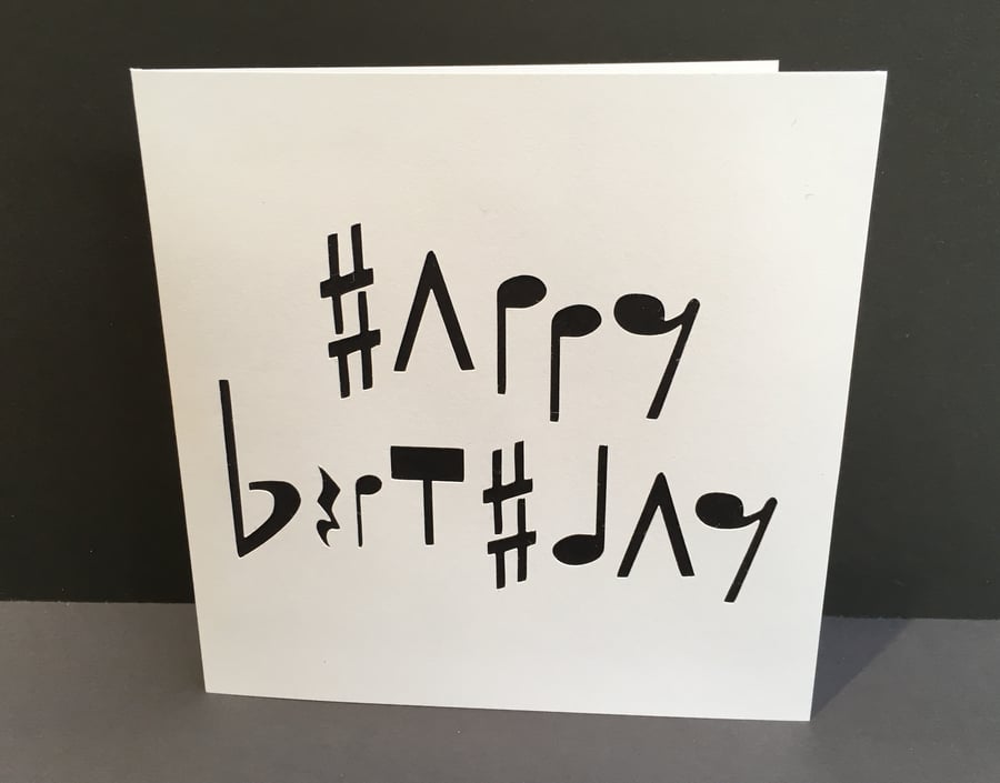 Music Birthday Card