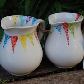 endless summer bunting half litre jug