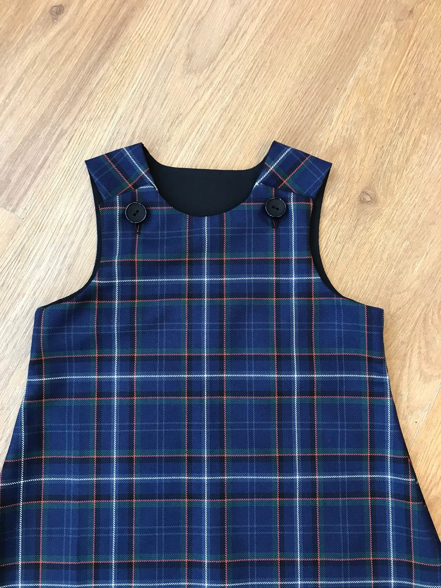 Isle of Arran Tartan Pinafore Dress