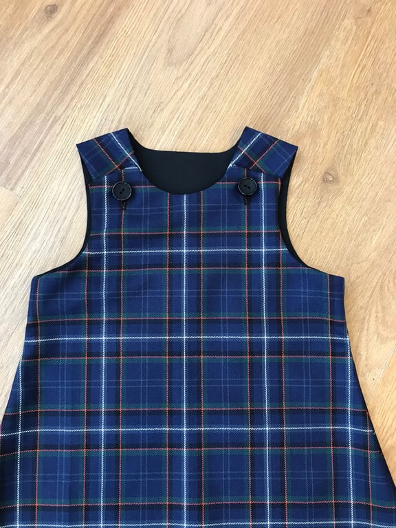Isle of Arran Tartan Pinafore Dress