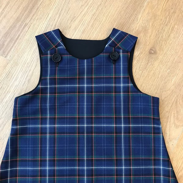 Isle of Arran Tartan Pinafore Dress