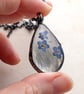 Pet Hair Keepsake Necklace, Custom Lock of hair pet memorial jewellery gift - Image 3