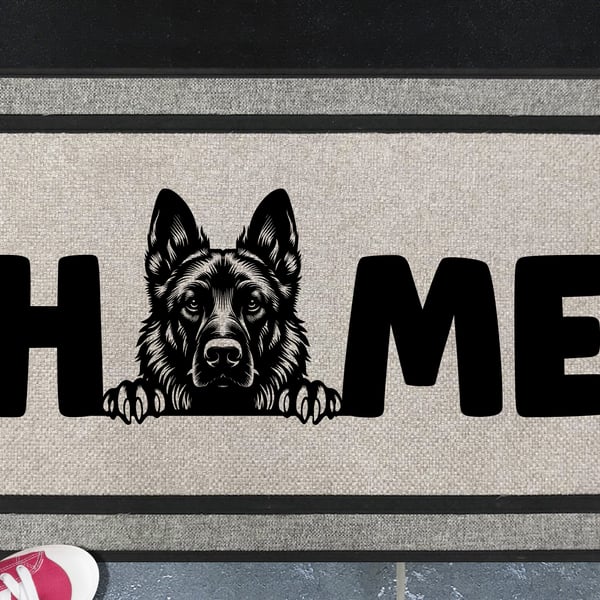 Belgian Malinois Home Door Mat No.4 - All Weather Doormat - 45x70cm 
