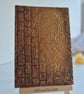 Original textured artwork, Golden floral acrylic painting, Free UK delivery  - Image 5