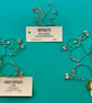 SQUIGGLETS mini Red Squirrel HANGING CHRISTMAS DECORATIONS pack of 3. - Image 3