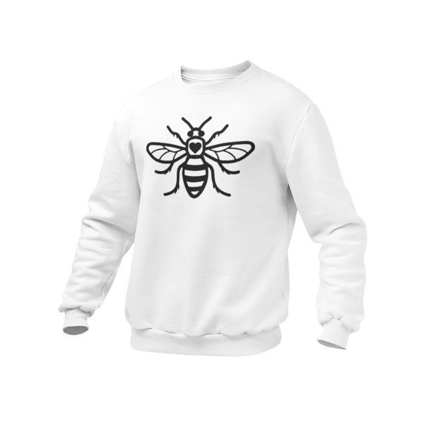 Manchester Bee  Jumper - ( Loveheart Bee Jumper)  
