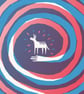 Magic Donkey No.1 A3 2-colour screen-print - Image 2