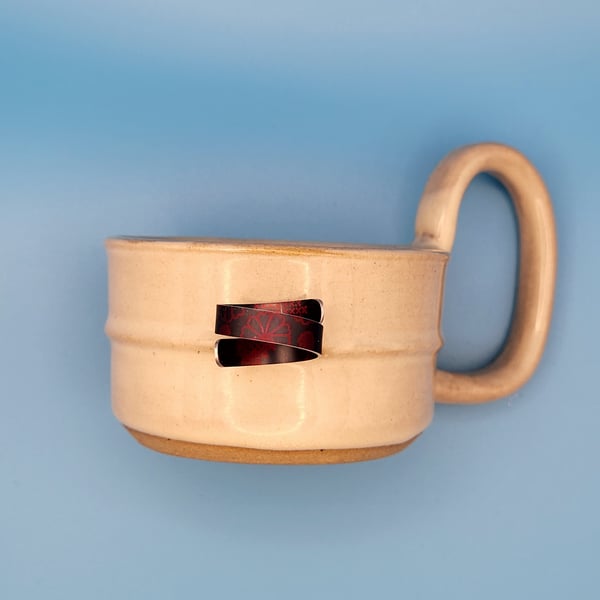 Handmade Aluminium Adjustable Ring - 022