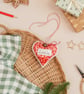 Personalised Liberty Heart Decoration - Image 3