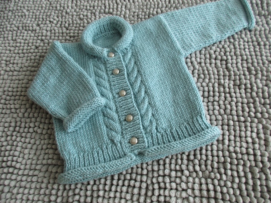 Special Order for SS 16" Baby Roll Neck Cardigan