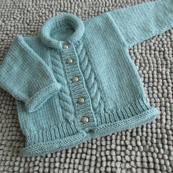 Special Order for SS 16" Baby Roll Neck Cardigan