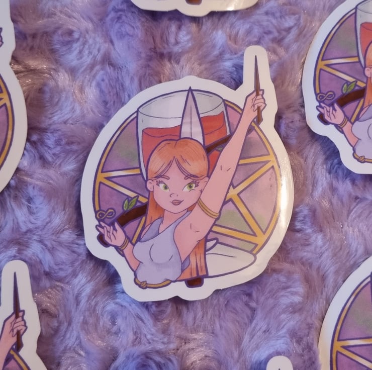 The Magician Tarot Sticker - Die Cut Stickers -... - Folksy