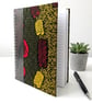 Vibrant Patterned Notebook A5 Spiral Journal for Work or Study