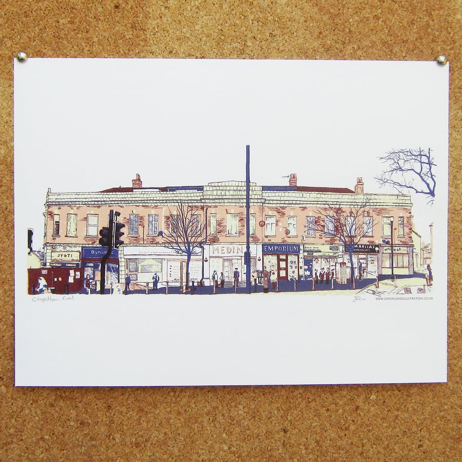 SALE! Chapeltown Road Art Print - Leeds Poster