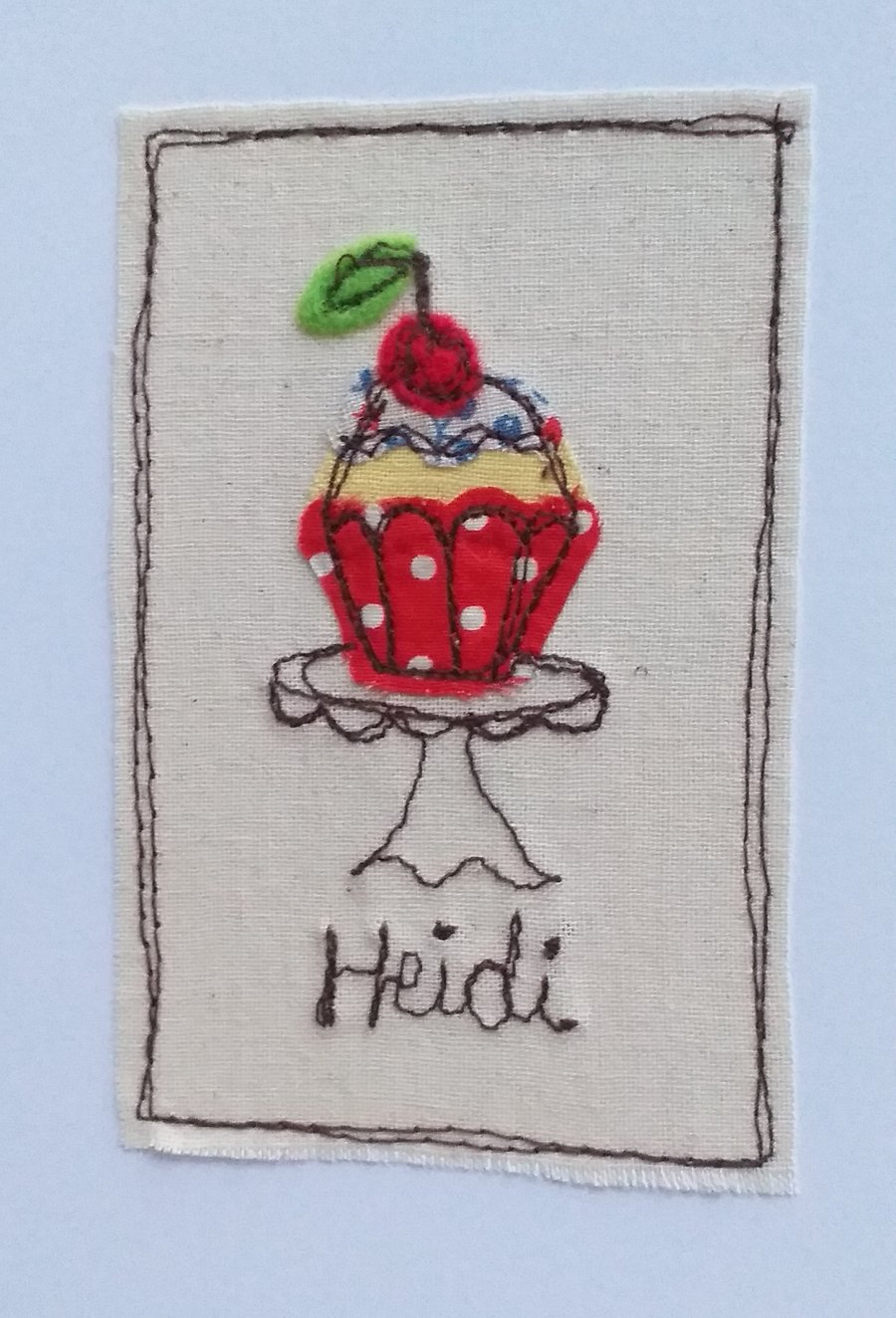 Personalised Cupcake Birthday Card