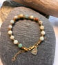 Bracelet - Amazonite and Sea Glass