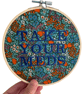 Take Your Meds - 6" Embroidered Hoop Wall Art - Image 1