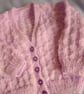 V Neck Basketweave Cardigan for a Baby, Baby Shower Gift, Custom Make - Image 7
