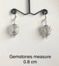 Sterling Silver Angelite Chainmaille Earrings - Image 10