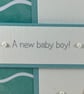 Cute elephant new baby boy card - Image 2