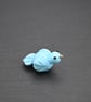 small glass blue bird - Image 2