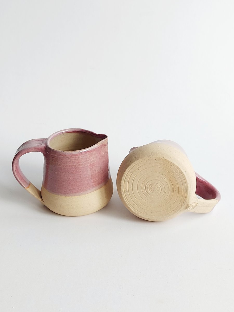 Small jug Hathersage Heather pink glaze