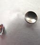 Delightfully dainty silver round studs - Image 2