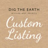 Custom Listing for Alison