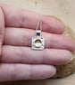 Tiny minimalist square Citrine necklace.November birthstone - Image 2