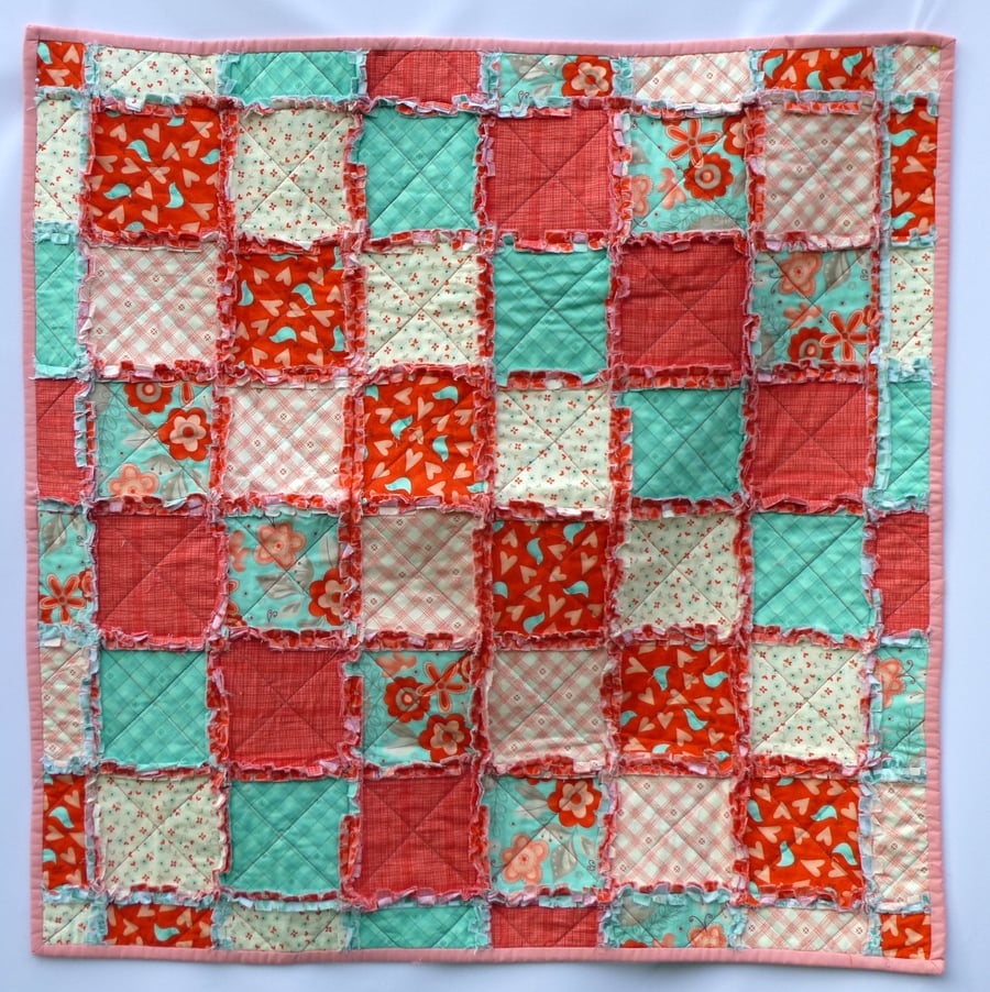 Toddler Quilt Patchwork Snuggle Blanket or Pl... Folksy