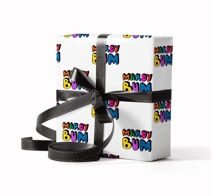 Mardy bum wrapping paper