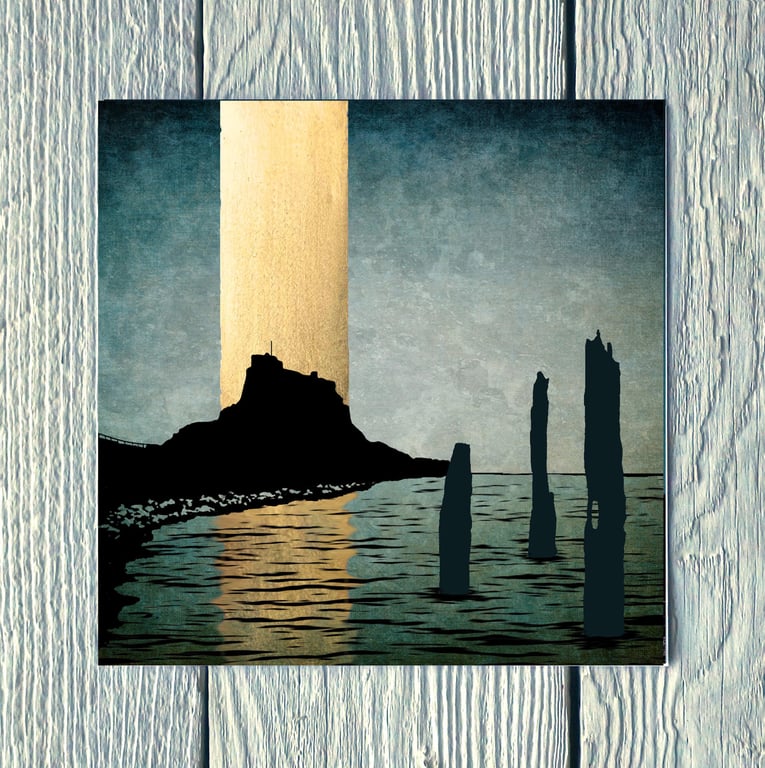Lindisfarne Pilgrimage No.3, Greetings Card