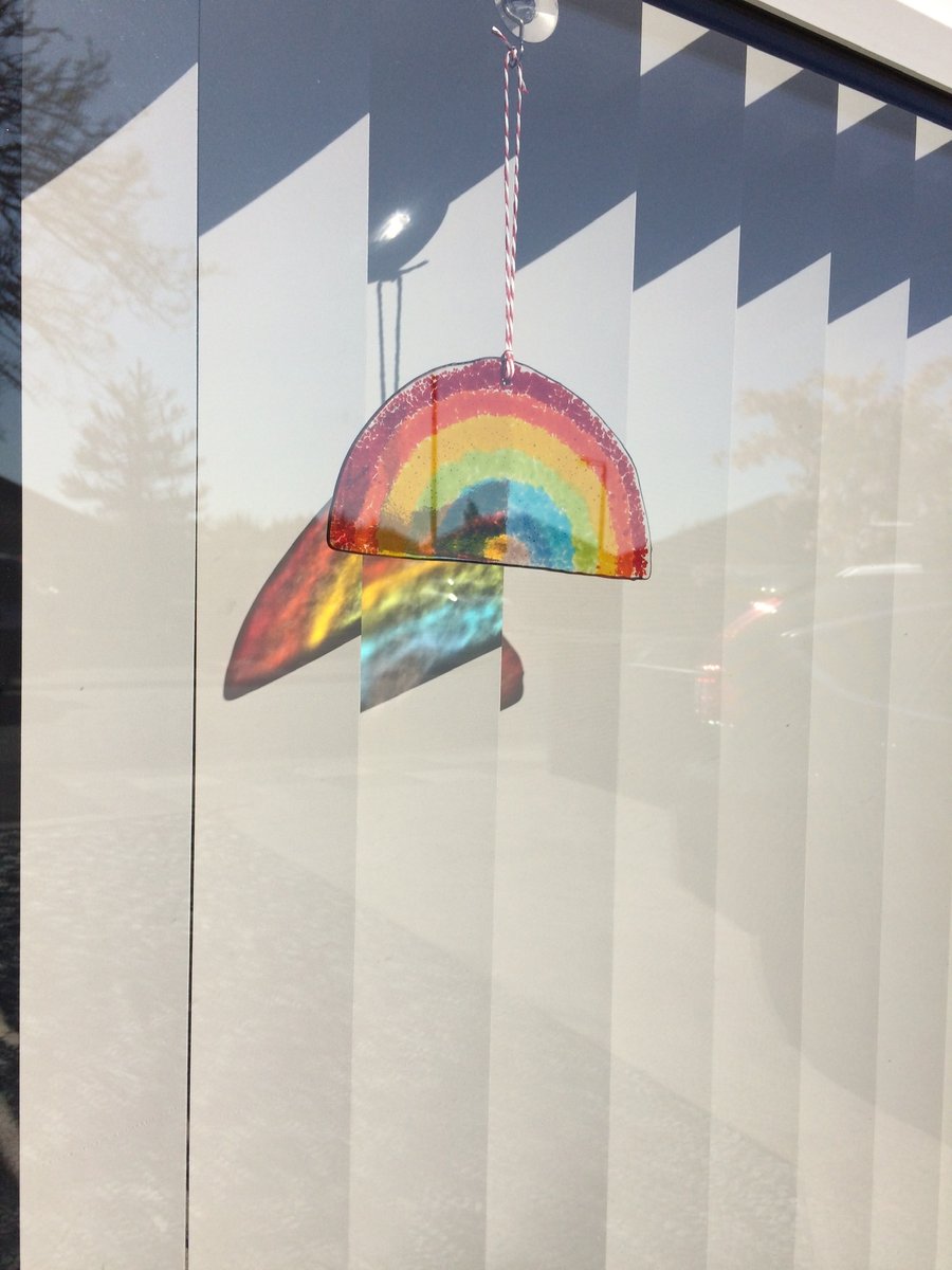 Glass Rainbow Suncatcher 