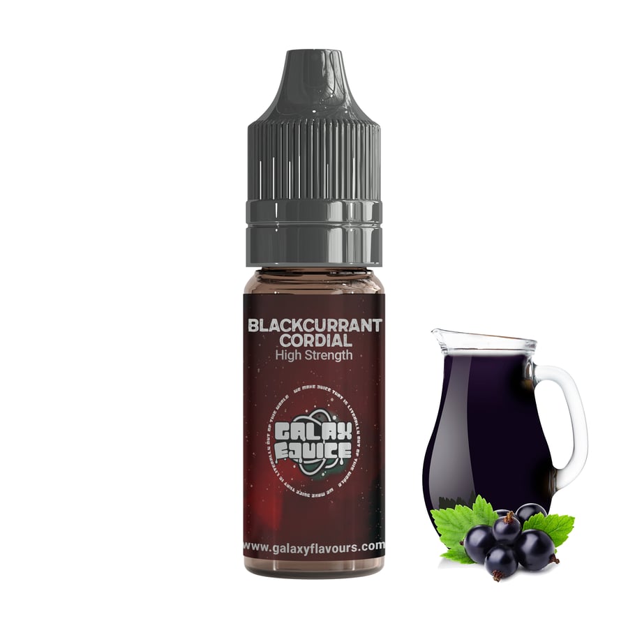 Blackcurrant Cordial High Strength Professional Flavouring. Over 250 Flavours.