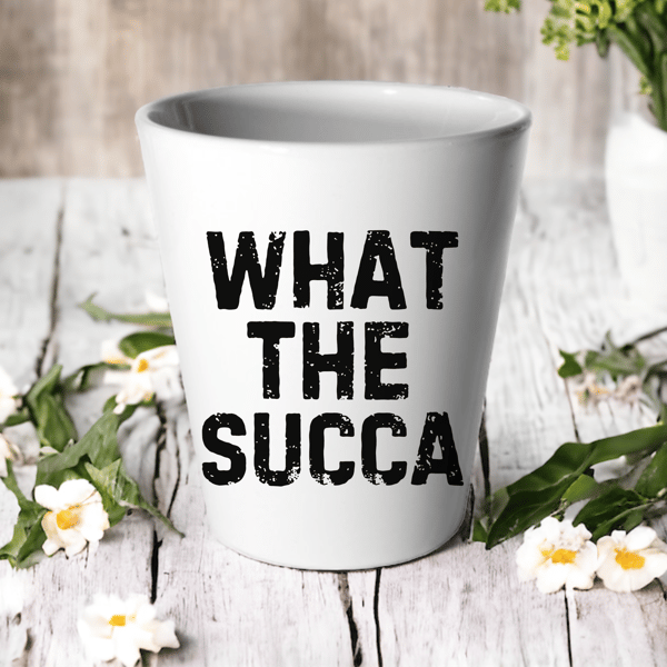 What The Succa Plant Pot -Succulent Cactus Flower Pot 