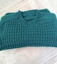 Child's Hand Knitted Textured Chunky Saddle Shoulder Jumper, Birthday Gift - Image 6