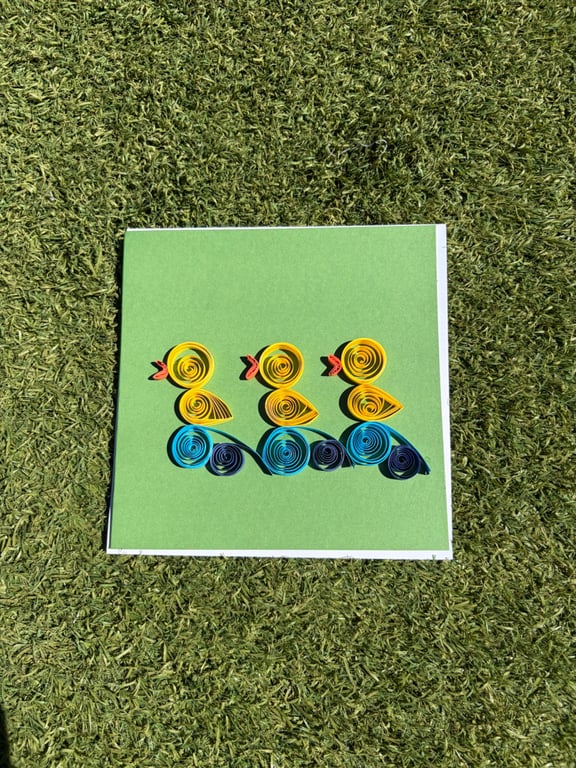 Handmade Quilled Card