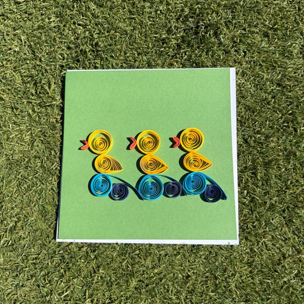 Handmade Quilled Card