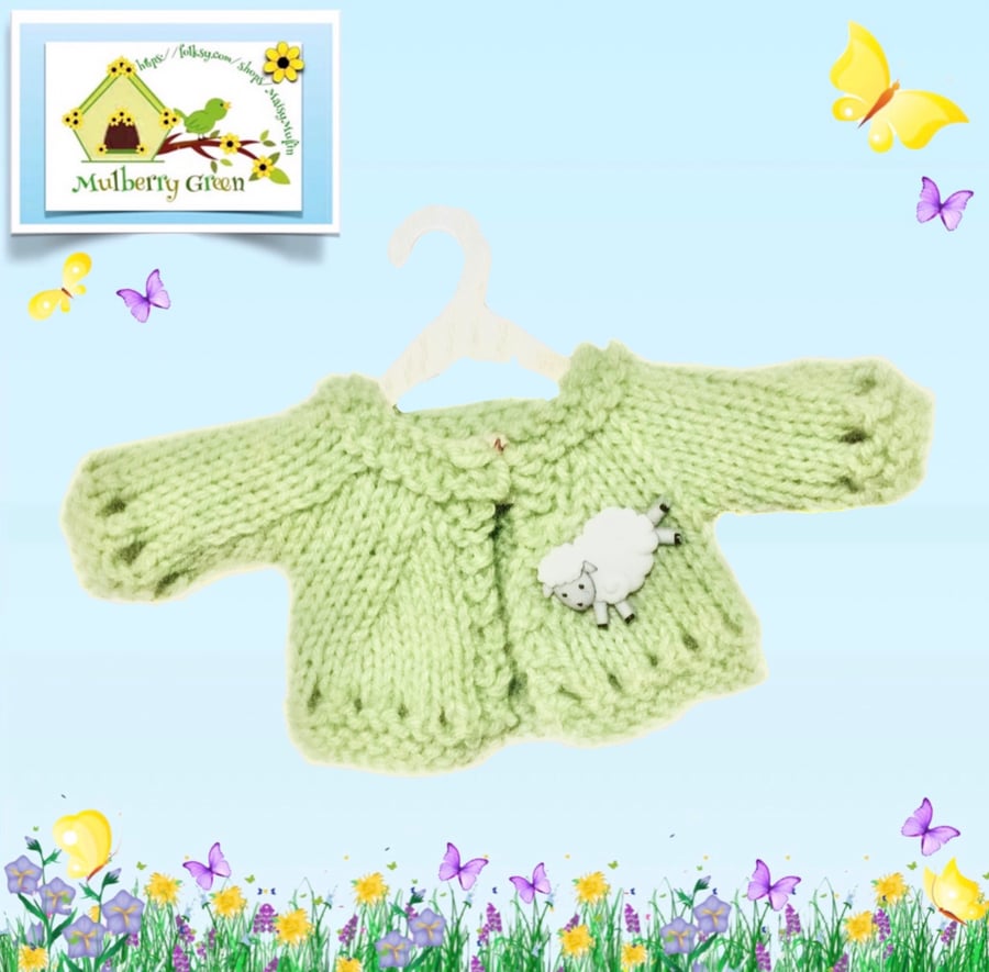 Reserved for Carol - Counting Sheep Cropped Cardigan 