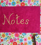 A5 Reusable Notebook Cover - Colourful Ditsy Floral, Floral Notebook - Image 3