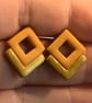 Geometric Stud Earrings - Image 4