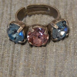 Adjustable Swarovski Ring