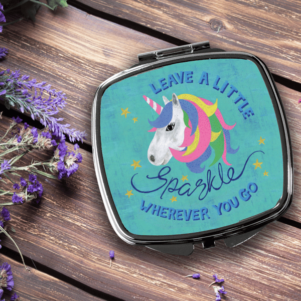 Unicorn Compact Mirror