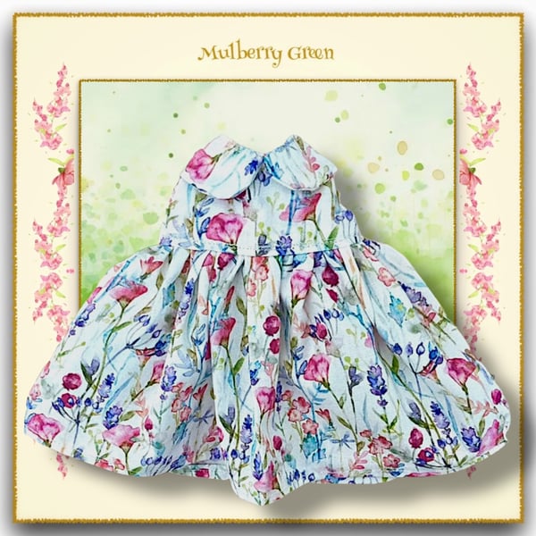 Lavender and Pink Floral Dress