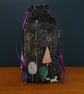 Midnight Forest Reusable Gift Bag - Woodland Drawstring Present Bag