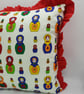 Frill's Russian Doll Cushion cover,  Free uk delivery.   - Image 4