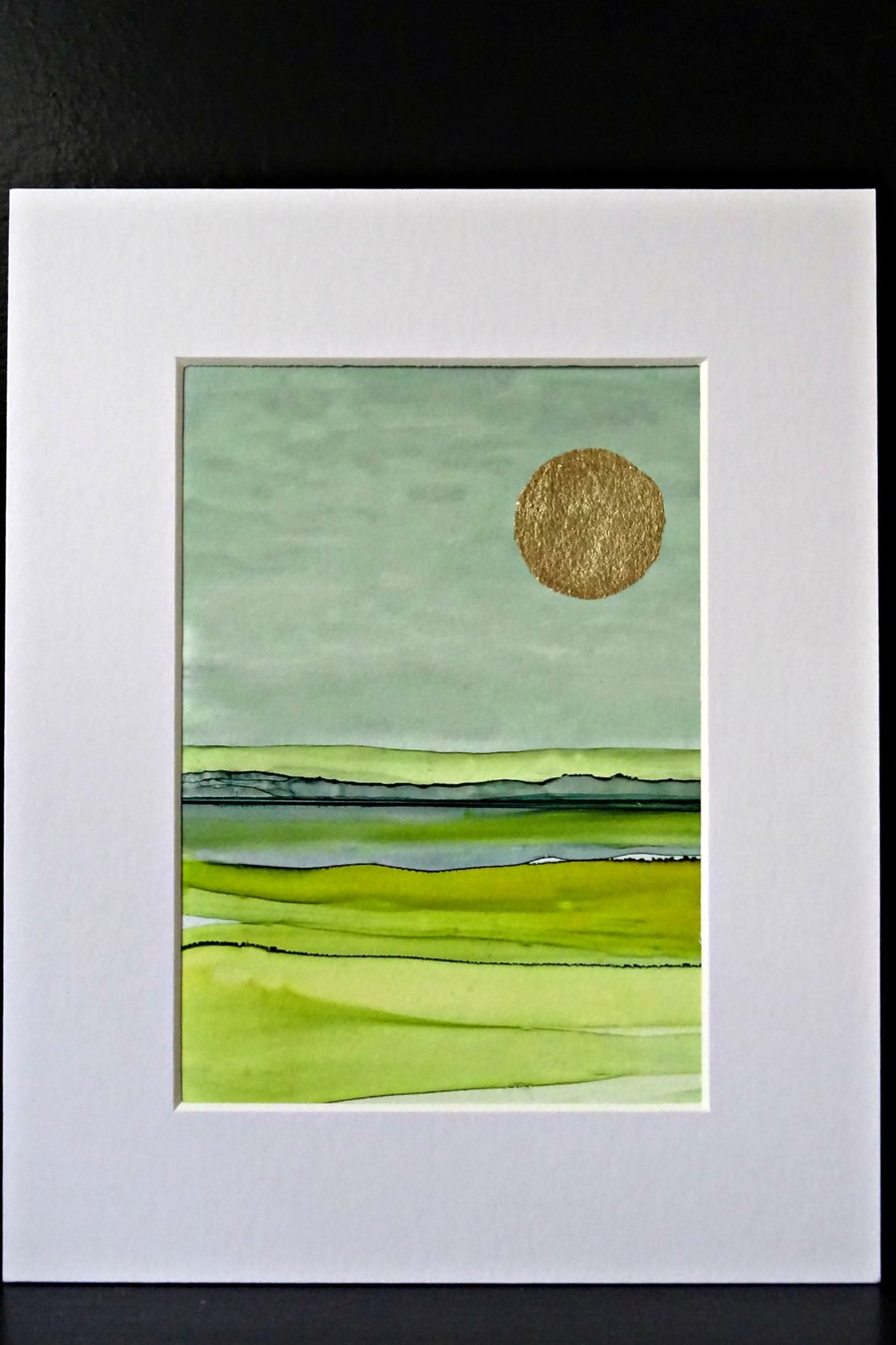 Mounted Giclee Print - Abstract Landscape - Scotland