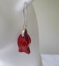 Sterling Silver and Swarovski Crystal Fish Earrings (with solid bail) - Image 5