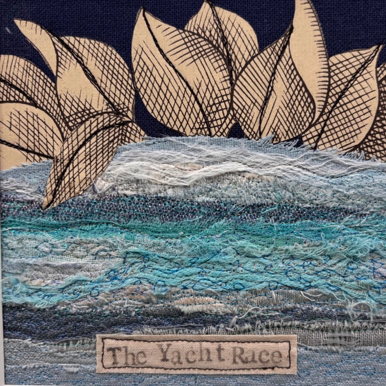 The Yacht Race! Textile picture