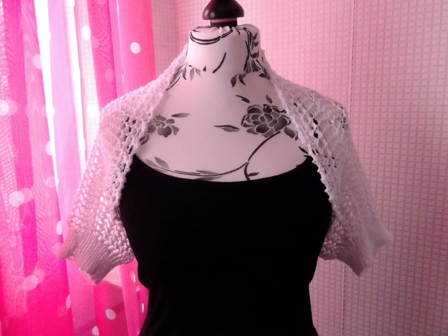 Summer Shrug in White